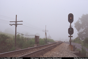 C&O Railway signal: Smiley's Crossing (WB)
